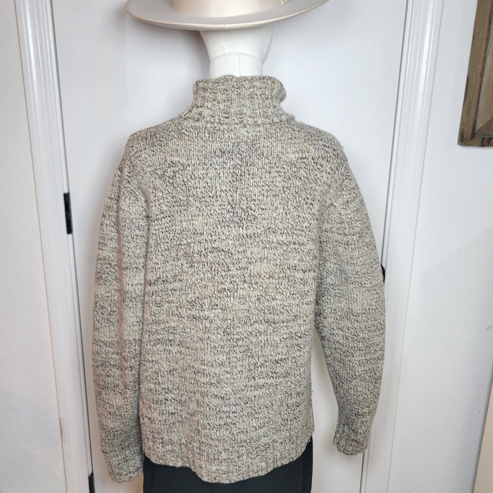 Lambswool Alpaca Yak Wool Hiking Sweater Outdoor Winter Warm Pullover Vintage - Picture 9 of 9